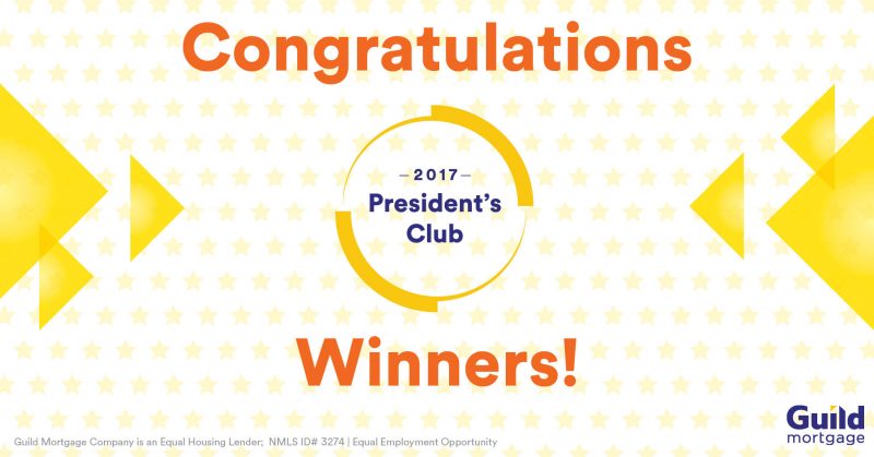 President Club winners