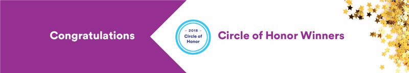 Congratulations to Circle of Honor winners