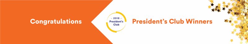 Congratulations to President's Club winners